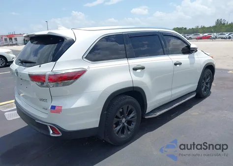2014 Toyota Highlander Xle V6 z USA, uszkodzony, nr VIN 5TDKKRFH0ES018359